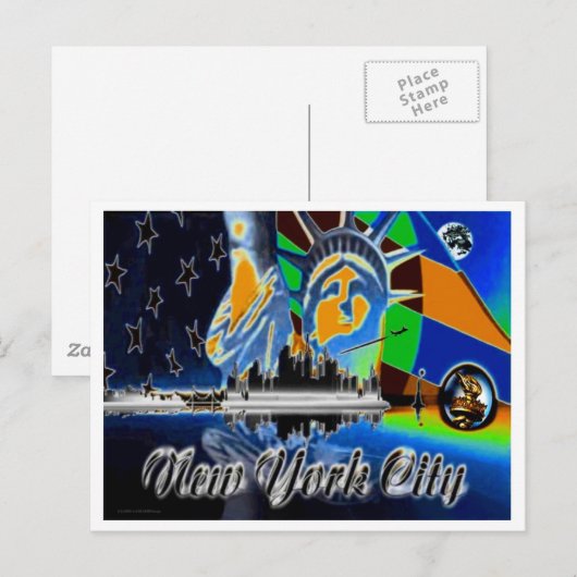 "PLATINUM NIGHTS" POSTKARTE (Vorne/Hinten)