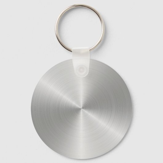 Platinum Radial Metallic Script Name Schlüsselanhänger (Rückseite)