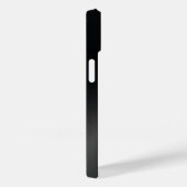 Platinum Silber schwarz Edelstahl Druck Case-Mate iPhone Hülle (Rückseite / Rechts)