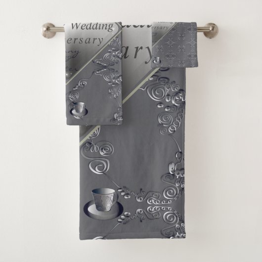 Platinum Smaragdgrün-Jubiläum Badetuch Set (Insitu)