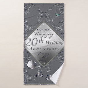 Platinum Smaragdgrün-Jubiläum Badetuch Set