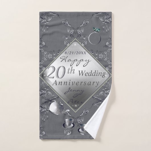 Platinum Smaragdgrün-Jubiläum Badetuch Set (Handtuch)