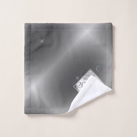 Platinum Smaragdgrün-Jubiläum Badetuch Set (Waschlappen)