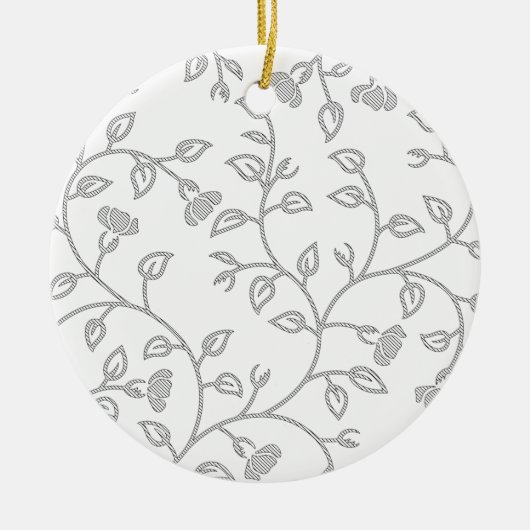 Platinum, Snow Drift, Star Dust dekoratives Design Keramik Ornament (Vorne)