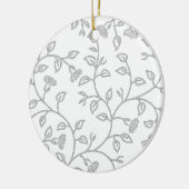 Platinum, Snow Drift, Star Dust dekoratives Design Keramik Ornament (Links)