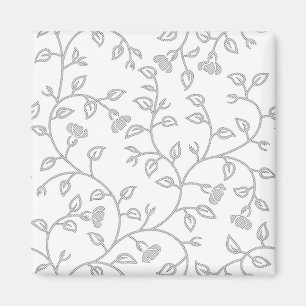 Platinum, Snow Drift, Star Dust dekoratives Design Magnet