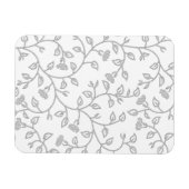 Platinum, Snow Drift, Star Dust dekoratives Design Magnet (Horizontal)