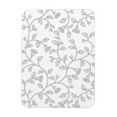 Platinum, Snow Drift, Star Dust dekoratives Design Magnet (Vertikal)