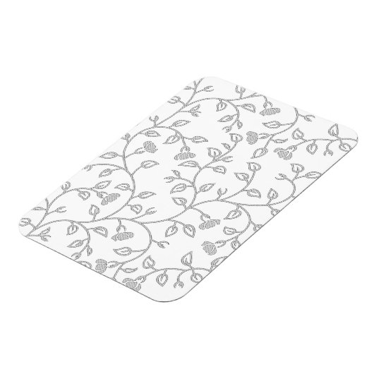 Platinum, Snow Drift, Star Dust dekoratives Design Magnet (Linke Seite)