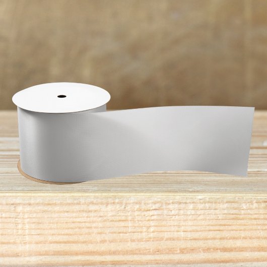 Platinum Solid Color Satinband