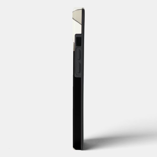 Platinweiße Volleyball Case-Mate iPhone Hülle (Rückseite / Links)