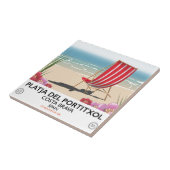 Platja del Portitxol, Costa Brava, Spanien Fliese (Seite)