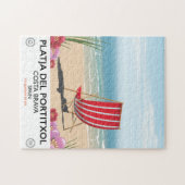 Platja del Portitxol, Costa Brava, Spanien Puzzle (Horizontal)