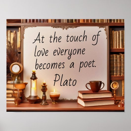 Plato An der Touch der Liebe Poster (Vorne)