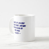 Plato and Evil Men Kaffeetasse (Vorderseite Links)