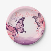 Plato Baby Shower personalizado Pappteller (Vorderseite)