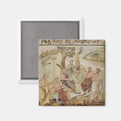 Plato Converting mit seinen Schülern Magnet (Vorderseite/Rückseite)