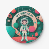 Plato cumpleaños personalizado pappteller (Vorderseite)