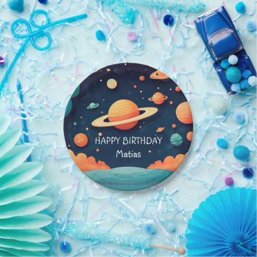 Plato cumpleaños personalizado pappteller (Party)