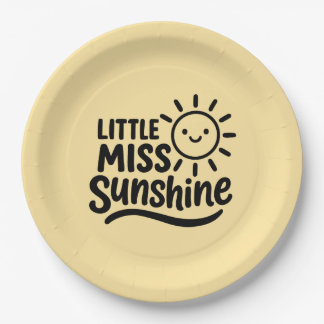Plato de papel – Little Miss Sunshine Pappteller