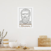 Plato. griechischer Philosoph [014] Poster (Küche)