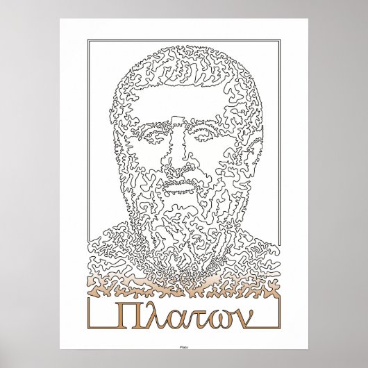 Plato. griechischer Philosoph [014] Poster (Vorne)