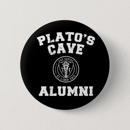 Plato-Höhle-Alumni-Taste Button (Vorderseite)