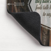 Plato inspirierendes Zitat "Weiße Männer reden" Mousepad (Ecke)