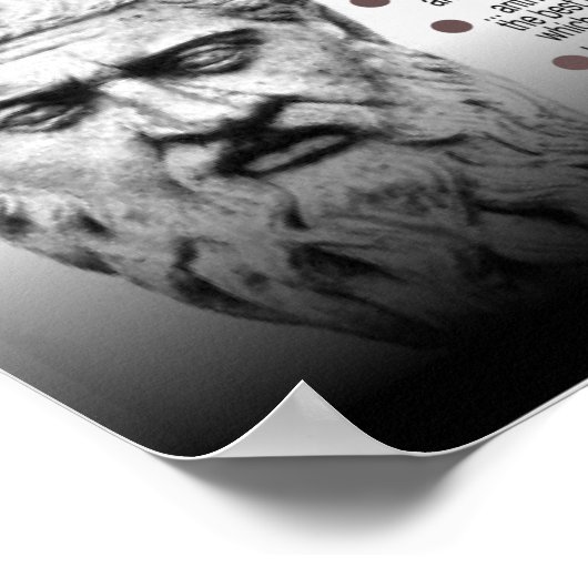 Plato Mathematics zitiert Poster (Ecke)