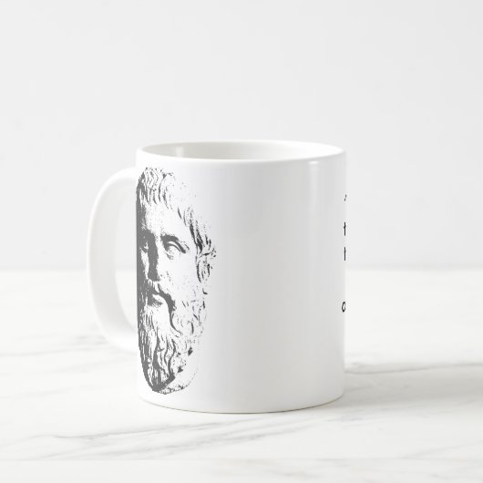 Plato-Musik-Zitat-Tasse Kaffeetasse (Vorderseite Links)
