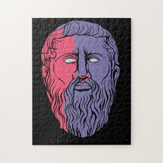 Plato Philosopher Portrait Puzzle (Vertikal)