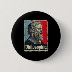 Plato Philosophia Platos Alte griechische Philosop Button