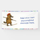 Plato platypus tightrope walker banner (Horizontal)