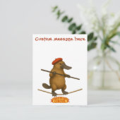Plato platypus tightrope walker karte (Stehend Vorderseite)