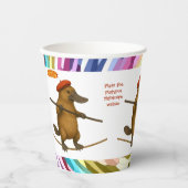 Plato platypus tightrope walker pappbecher (Vorderseite)