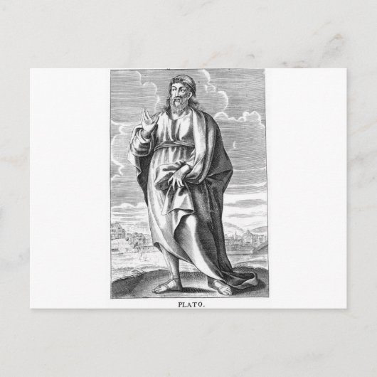 Plato Postkarte (Vorderseite)