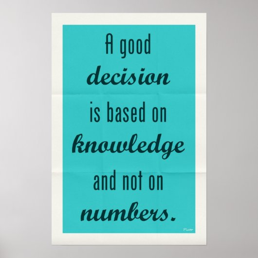 Plato Quote 2002 Poster (Vorne)