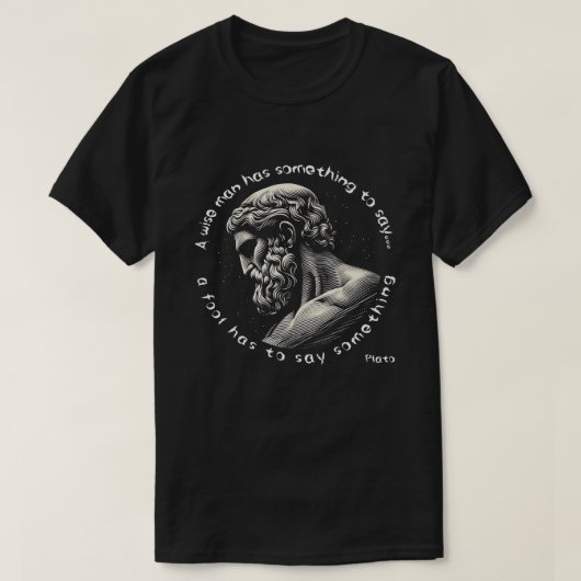 Plato Quote T-Shirt (Design vorne)