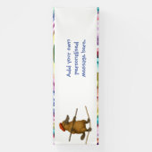 Plato Schnabeltier Seiltänzer Banner (Vertikal)