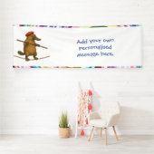 Plato Schnabeltier Seiltänzer Banner (Insitu)
