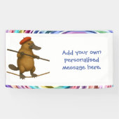 Plato Schnabeltier Seiltänzer Banner (Horizontal)