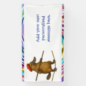 Plato Schnabeltier Seiltänzer Banner (Vertikal)