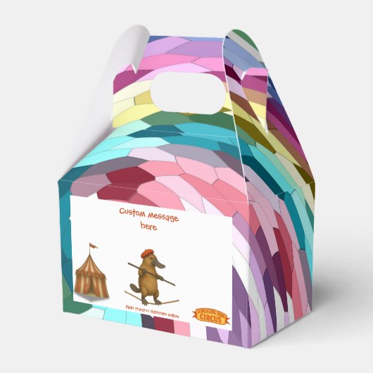 Plato Schnabeltier Seiltänzer Geschenkschachtel (Vorderseite)