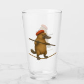 Plato Schnabeltier Seiltänzer Glas (Rückseite)