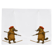 Plato Schnabeltier Seiltänzer Große Geschenktüte (Rückseite)