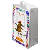 Plato Schnabeltier Seiltänzer Kleine Geschenktüte (Rückseite Schrägansicht)