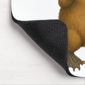 Plato Schnabeltier Seiltänzer Mousepad (Ecke)