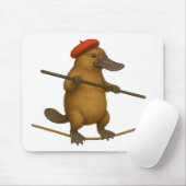 Plato Schnabeltier Seiltänzer Mousepad (Mit Mouse)