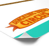 Plato Schnabeltier Seiltänzer Poster (Ecke)