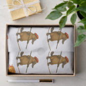 Plato Schnabeltier Seiltänzer Seidenpapier (Geschenk)